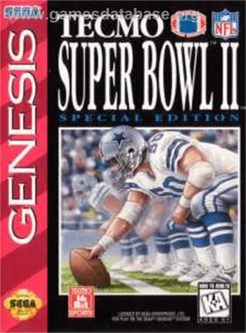 Cover Tecmo Super Bowl II SE for Genesis - Mega Drive